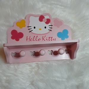New Hello Kitty Wood Hook Room Wall Decor Sanrio